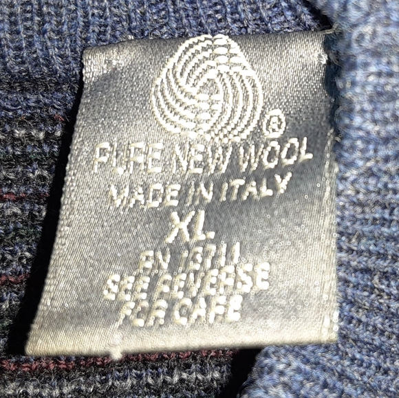 Men’s Lord & Taylor Merino Wool Sweater. Made in Italy SZ:xl Excellent Condition - Picture 2 of 4